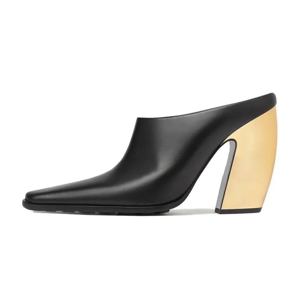 Bottega Veneta Tex leather mules size 38